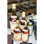 BELLS EXTRA SPECIAL OLD SCOTCH WHISKY, 4.54 litres, 1.5 litres x2, 2.25 litres and Martini Dry 1.5