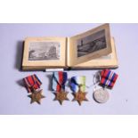 WORLD WAR II GROUP OF MEDALS, in original box of issue with award slip addressed to P.J. Baughen,