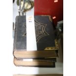 TWO HOLY BIBLES, (2)