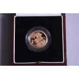 A GOLD SOVEREIGN BOXED PROOF 1999