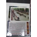 THREE PRINTS, 40th Field Regiment RA D.J. Rowlands 63/100, Changing of The Guard, Royal Warrant