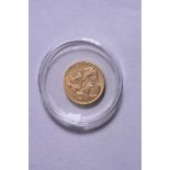 A GOLD SOVEREIGN EDWARD VII 1905 MELBOURNE MINT E.F.