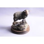 A BORDER FINE ARTS LIMITED EDITION FIGURE GROUP, 'Herdwick Ewe and Lamb' L79, style one, modelled by