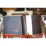 A PHOTOGRAPH ALBUM, CIGARETTE CARD ALBUMS, etc