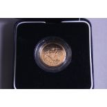 A GOLD SOVEREIGN 2005, b,unc, boxed