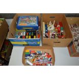A QUANTITY OF UNBOXED AND ASSORTED PLAYWORN DIECAST VEHICLES, to include Matchbox, Corgi, Lone Star,