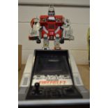 AN UNBOXED BANDAI GOBOTS ROBO MACHINE BATTLE SUIT POWER SYSTEM 5, circa 1984, appears largely