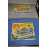 A BOXED BAYKO BUILDING SET NO.3, with a similar boxed No.2 set, contents not checked, boxes damaged