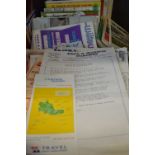 A QUANTITY OF BUS AND RAILWAY EPHEMERA, to include books, magazines, timetables, leaflets,