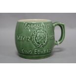 A ROYAL COMMEMORATIVE MUG, 'King Edward VIII Coronation May 12 1937'