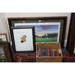 JACK RUSSELL PRINT, 'The Great Escape', signed in pencil by Michael Atherton & Jack Russell, No.88/