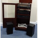 A SEPARATES STEREO SYSTEM, comprising a dual c5505-4 turntable, a denom PMA-350 integrated