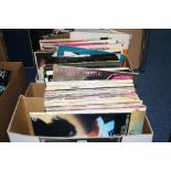 FOUR SMALL BOXES OF RECORDS, (mainly classical)