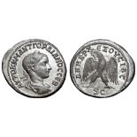 Gordian III AR Tetradrachm of Antioch, Seleucis and Pieria. AD 238-240. AYTOK K M ANT ΓOPΔIANOC CEB,