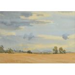 Richard Faulkner, RUA - HAYFIELDS, CO. TYRONE - Watercolour Drawing - 10 x 14 inches - Signed