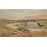 Joseph William Carey, RUA - ACHILL ISLAND, NEAR KEEL - Watercolour Drawing - 8.5 x 14 inches -