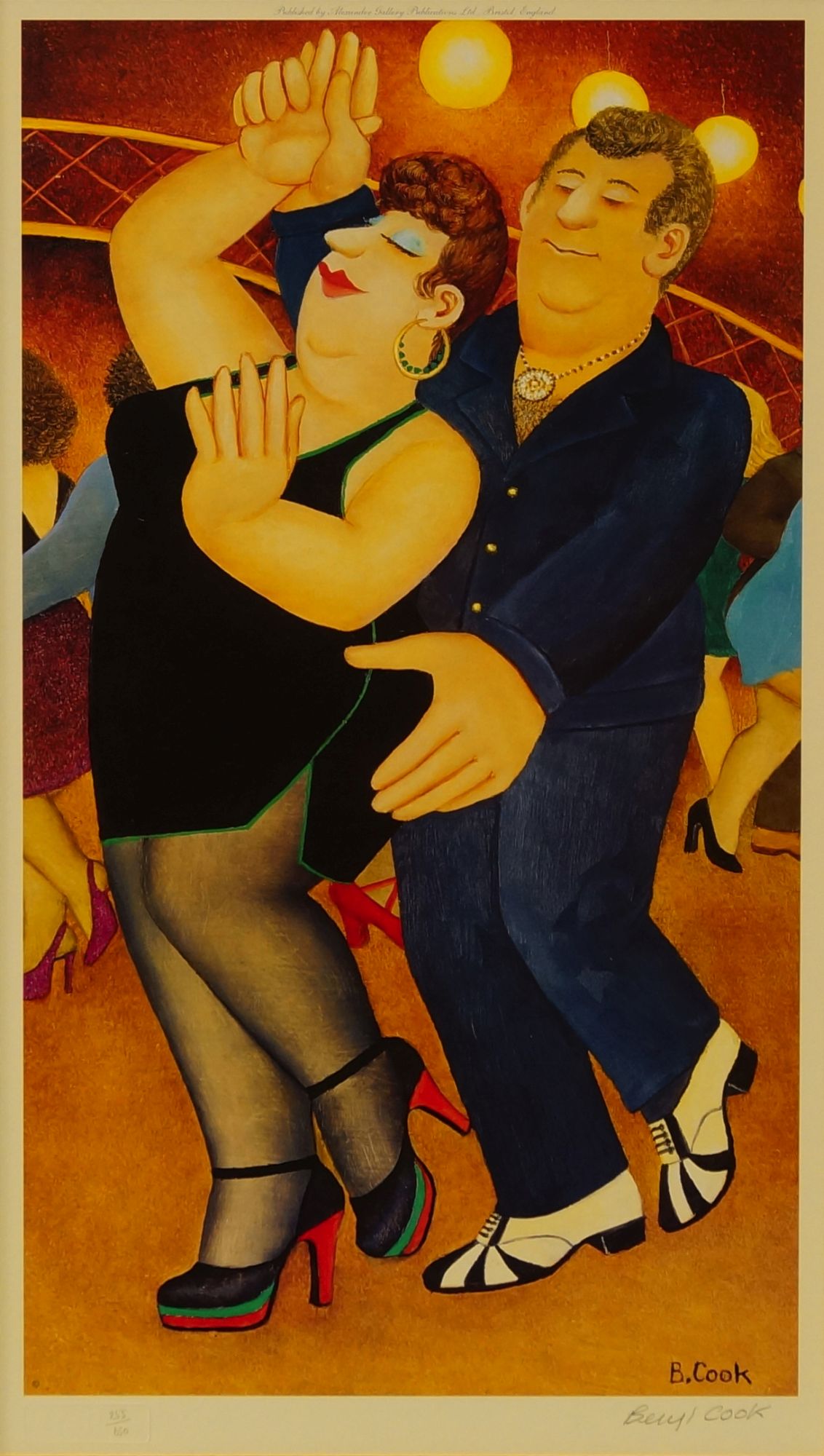 Beryl Cook, British 1926-2008- ''Dirty Dancing'', publ.