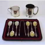 A set of six Victorian silver apostle teaspoons, London c.