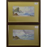 Arderne Clarence, British 1882-1966- Seascape; watercolour, signed, 11.