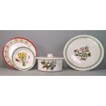 A collection of Portmerrion china to comprise six plates, a vegetable tureen and cover, four bowls