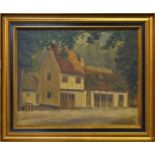 Danish School, late 20th century- Peter Lieps Hus; oil on canvas, bears signature, 30.4x38.4cm