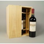A case of six bottles of Domaines Barons de Rothschild Los Vascos 2009, in original wooden case,