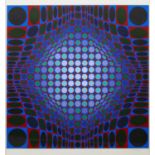 Victor Vasarely, Hungarian/French 1906-1997- Untitled,