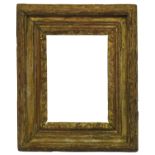 A French Carved and Gilded Louis XVI Frame, 18th century, with leaf ogee sight, hollow,