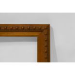 A French Oak Orientalist Frame, late 19th century, with cavetto sight, plain frieze, ovolo,