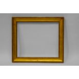 A French Gilt Composition Louis XVI Style Frame, mid-late 19th century, with rais-de-coeur sight,