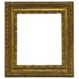 An Italian Carved and Gilded Carlo Maratta Frame, 17th/18th century, leaf and shield ogee sight,