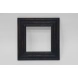 An Italian Ebonised Reverse Profile Frame, early 20th century,