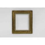 A Carved and Gilded Louis XVI Style Frame, late 20th century, with linen mounted slip, beaded sight,