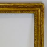 An English Gilt Composition Neoclassical Style Frame, early 19th century, with lambs tongue sight,