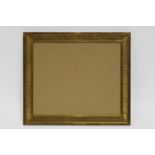 A Glazed Gilt Composition Gallery Frame, late 20th century, with cavetto sight, taenia,