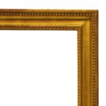 A French Carved and Gilded Louis XVI Frame, 18th century, with rais-de-couer sight, taenia,