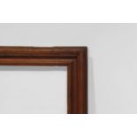 An Italian Salvator Rosa Frame, 17th century, cavetto sight, ovolo, hollow, top knull,