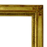 A French Gilt Composition Neoclassical Style Frame, early 19th century, with cavetto sight,