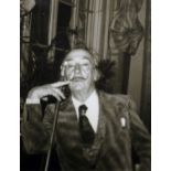 Michael Delon, American mid/late 20th century- ''Salvador Dali at the Plaza Hotel, New York'', 1980;