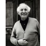 Andre Villers, French 1930-2016- ''Marc Chagall'' 1975; gelatin silver print, signed in ink and