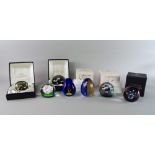 An extensive collection of Caithness paperweights, dating from 1977 to 2006,