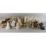 A collection of Royal Worcester porcelain figures from the 1920's Vogue Collection to include Diana,