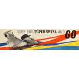 Zero [Hans Schleger], German/British 1898-1976- "Stop for Super Shell and Go",