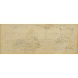 Ernest Montaut, French 1879-1909- Sketch for Turcat-Méry cars; pencil, stamped signature, 10.