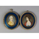 A Portrait Miniature, European School, early/mid 20th century,