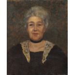 British Provincial School, early 20th century- Portrait of a lady,