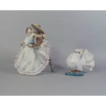 A Lladro figure group of a Mexican dancer and his lady,