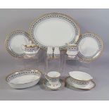 An extensive Noritake porcelain dinner and coffee service,