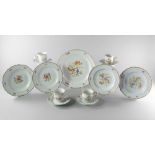 A Hollohaza porcelain part dinner and coffee service,