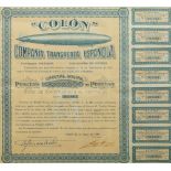 Two Chilean Northern Railway Company bonds, to comprise a £20 bond C1514 and £500 bond A2100,